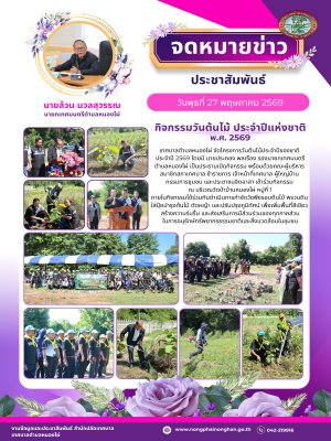 โครงการวันต้นไม้ประจำปีของชาติ ประจำปี 2569